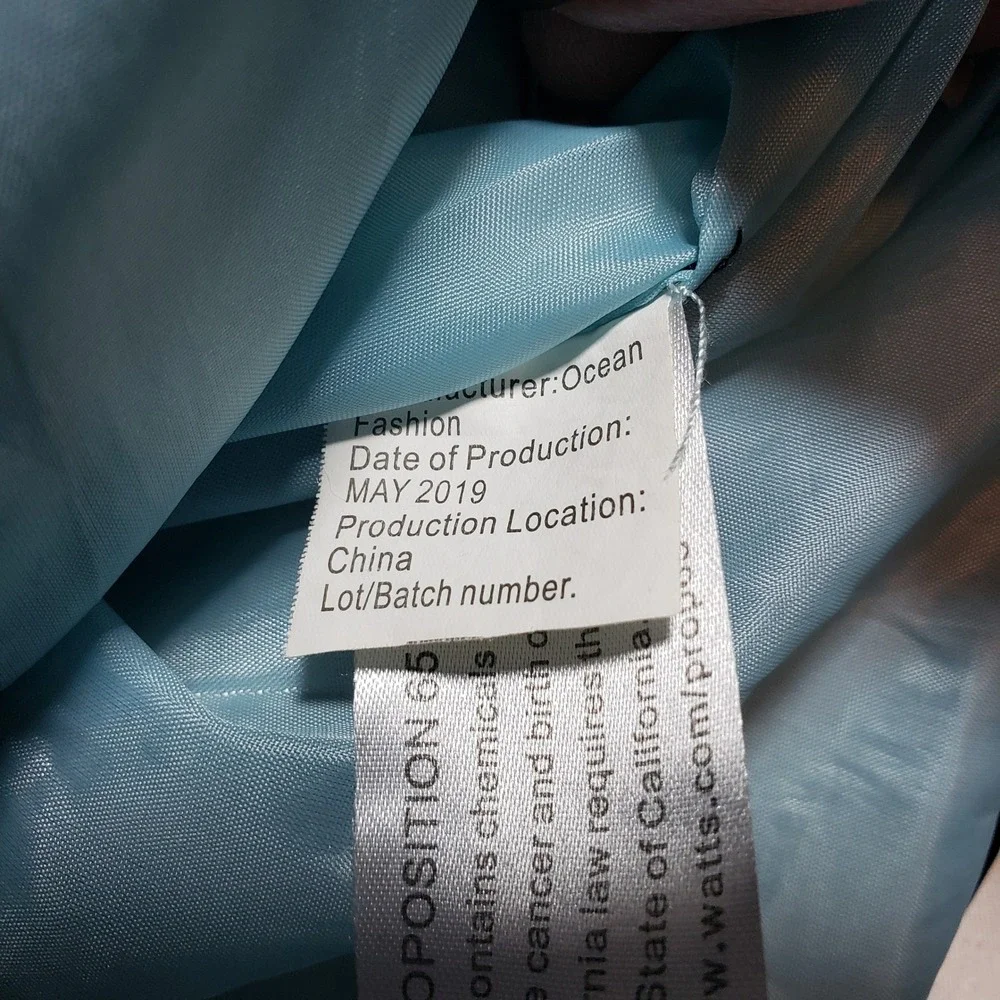 Operation Warm Kids Puffer‎ Jacket Hooded Black Light Blue Size 3T Winter